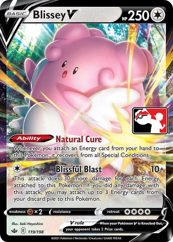 Chilling Reign Blissey V [Prize-Pack] Pokémon card